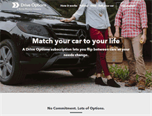 Tablet Screenshot of driveoptions.com